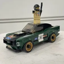 Lego Speed Champions 1968 Ford Mustang Fastback 75884 Car And Minifig Only