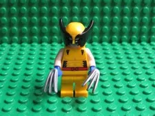 Lego Wolverine Minifigure Marvel Super Heroes X-Men 76202 sh0805 AG37