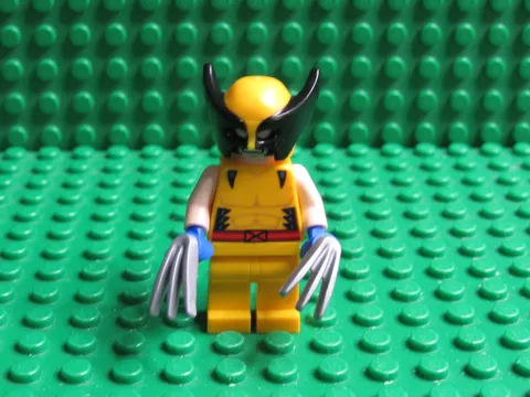 Lego Wolverine Minifigure Marvel Super Heroes X-Men 76202 sh0805 AG37