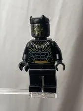 LEGO Minifigure sh0477 Erik Killmonger Golden Jaguar 2018 Black Panther 76099 