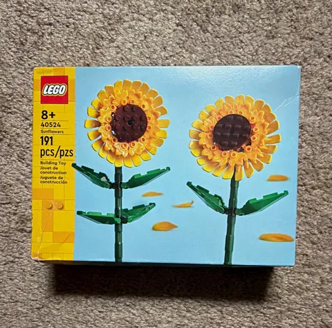 LEGO Sunflowers 40524 Botanical Collection Complete Set 191 pcs Ages 8+