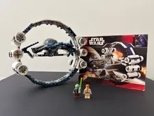 LEGO Star Wars: Jedi Starfighter w/ Hyperdrive Booster Ring (7661) + Manual