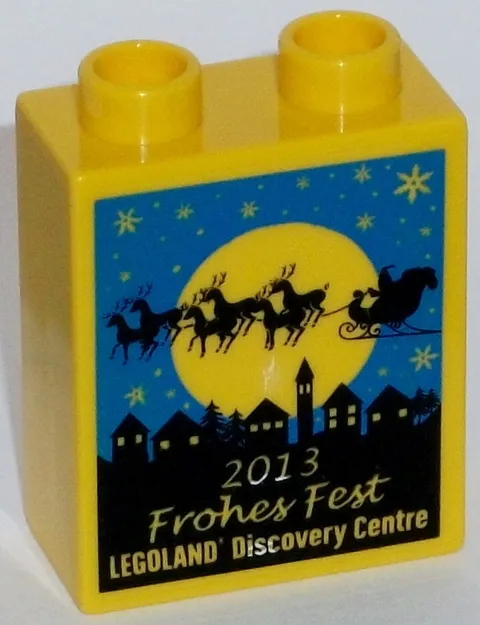 Misprint MISPRINT LEGO LEGOLAND Collectible Brick Merry Christmas 2013 Christmas