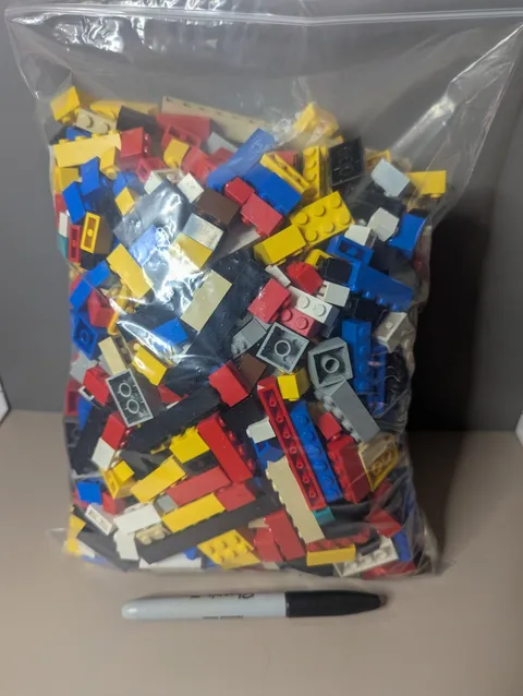 2 pounds of Vintage LEGO Blocks Assorted Colors