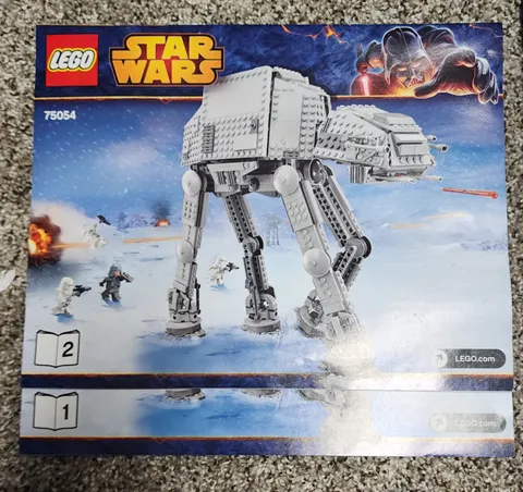 Lego Star Wars 75054 Manual Instruction Book 1 & 2 Plus Poster