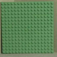 LEGO 91405 Plate 16 x 16 Sand Green Qty 1 5x5 inches Genuine