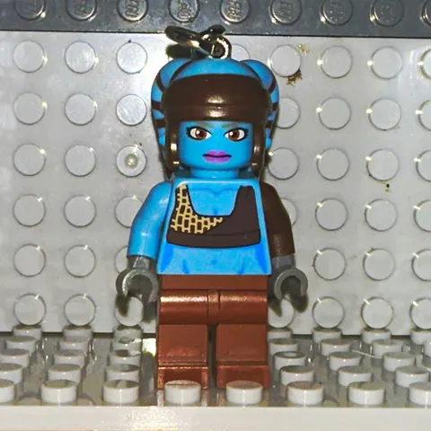 LEGO Star Wars Aayla secura Minifigure Keychain