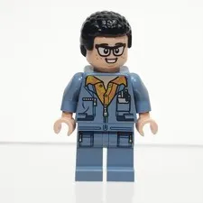 Lego Jurassic World Danny Nedermeyer Minifig jw047 for 75935 Baryonyx Face-Off
