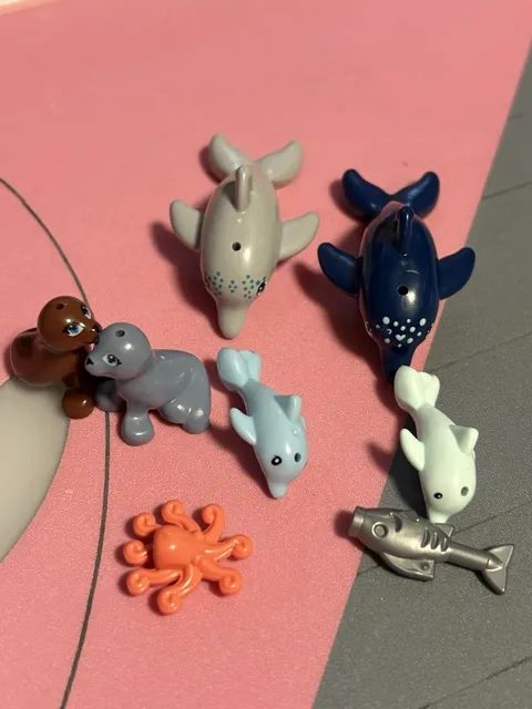 LEGO Animal Lot - Dolphins 🐬, Seals 🦭, Octopus 🐙, Fish 🐟