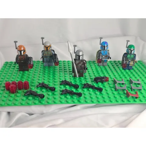 LEGO Mandalorian Female And Male Tribe Warrior Minifigures