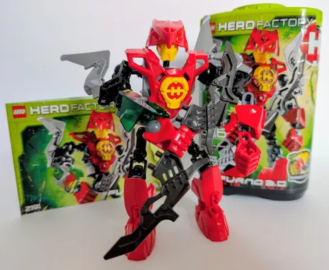 LEGO # 2191 Hero Factory Furno, 100% Complete With Canister & Instructions!!