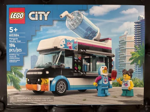 LEGO CITY 60384 Penguin Slushy Van - 194 Piece - New in Sealed Box