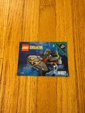 Lego Aquazone Recon Ray (6107) Instruction Booklet Only