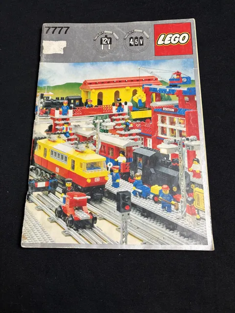 LEGO Idea Book 7777, Trains Ideas Book Building Instructions Railway from 1981