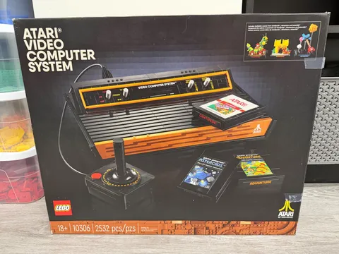 EMPTY BOX ONLY LEGO 10306 Atari 2600 Video Computer Gaming System Retired