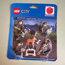 LEGO City Police Accessory Set 4 Minifigure Pack 850617 6031669 Blister