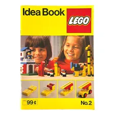 LEGO Vintage Idea Book No 2 1977 Booklet 56 pgs USA MaxiFigures Nostalgia Gen X