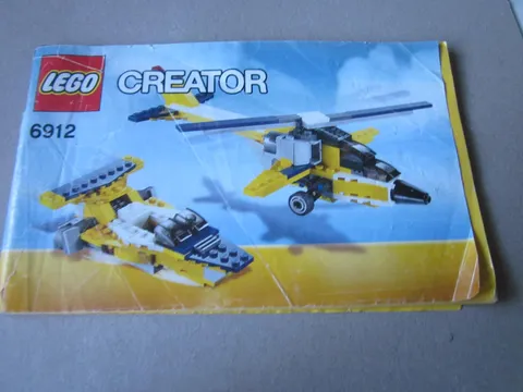 Lego Creator 6912 Building Instructions Instruction Helicopter + Speedboat