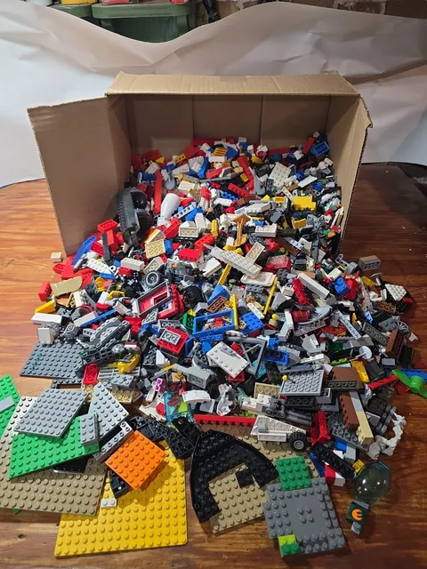Lego 13 Lbs Pounds Box of Miscellaneous Pieces Parts Mixed Bulk Lot 