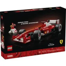 Lego Icons Ferrari F2004 Michael Schumacher F1 Car Model Building Set 11375 New