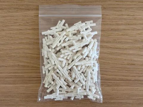 LEGO Star Wars Minifigure Blaster - No. 58247 - White - Genuine LEGO Lot of 69