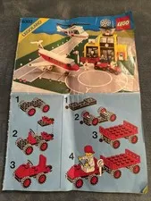 Vintage 1985 LEGO Legoland #6392 Airport Instruction Manual Book Only, No Bricks