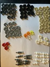 Lego Slider And Ski Pieces; 95 Piece Lot