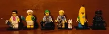 LEGO CMF Lot - Yuppie, Banana Guy, Secret Agent, Bath Man, Dogshow Winner, Gamer