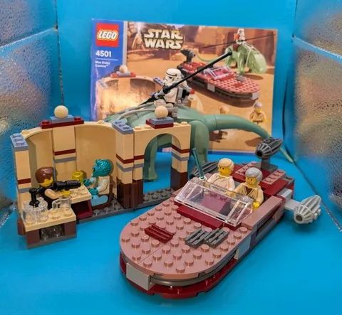 Lego Star Wars 4501 Mos Eisley Cantina 100% Complete w/ Instructions & Minifigs