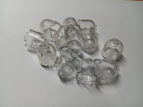 LEGO BULK LOT OF 12 TRANS CLEAR DOME 2 X 2 X 1 2/3 #30151