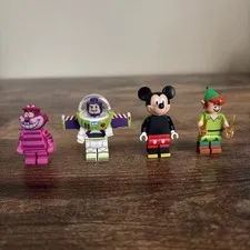 LEGO Disney Minifigure Series 1 Lot- 4 Minifigures