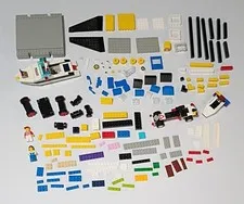 LEGO Bulk Building Bricks & Pieces Lot Mixed Themes Jet Speed Justice 1 + Pound