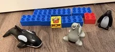 Lego Duplo 2663 Water Animals Sea Park Zoo Animal Figures + Pieces INCOMPLETE