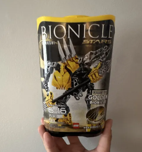 LEGO BIONICLE Stars Rahkshi 7138 Canister Complete Set 18 pcs Limited Retired