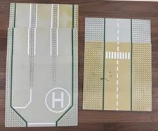Lot Of 5 Vintage Lego Road Base Plates 