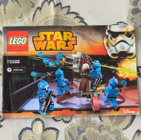 LEGO instructions Star Wars 75088 Senate Commando Troopers booklet DE/EN/FR