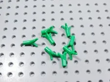 LEGO Lot of 8 Bright Green Stems Plants Minifig BI
