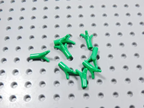 LEGO Lot of 8 Bright Green Stems Plants Minifig BI