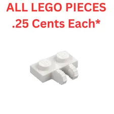 LEGO 50340 1x2 Hinge Plate Dual Fingers White - Genuine LEGO Bulk