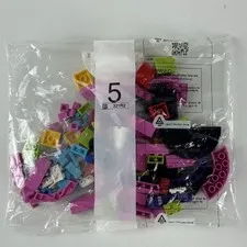 Retired LEGO Parts Pieces Bag 5 321R2 Curved Bricks Plates Multicolor Building