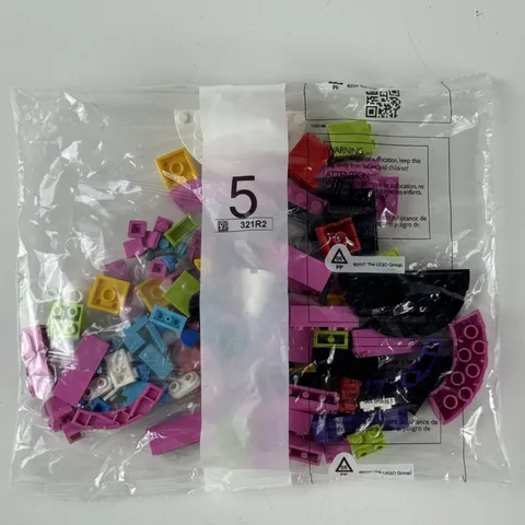 Retired LEGO Parts Pieces Bag 5 321R2 Curved Bricks Plates Multicolor Building