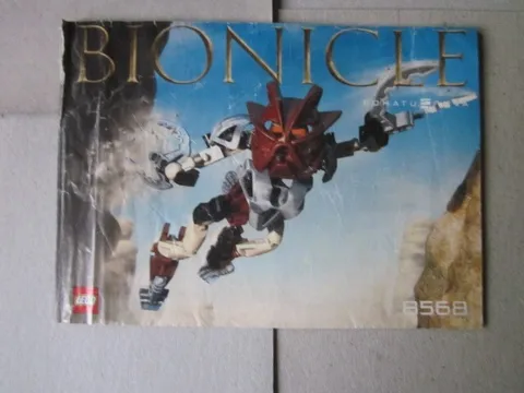 Lego Bionicle Building Instructions Instruction 8568 Pohatu Nuva