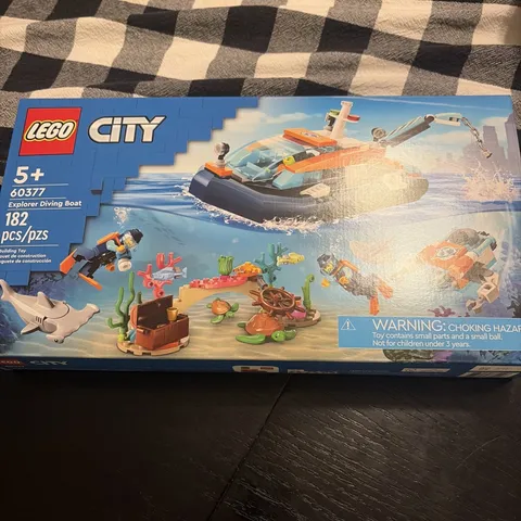 LEGO City: Explorer Diving Boat (60377) BNIB Sealed Retired Set Retired