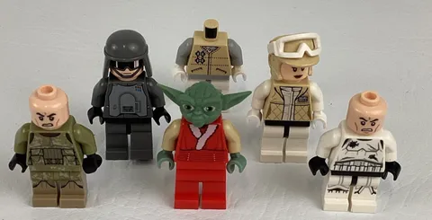Lego Star Wars Minifigures Mini Figure Lot Hoth Santa Yoda Imperial Officer Part