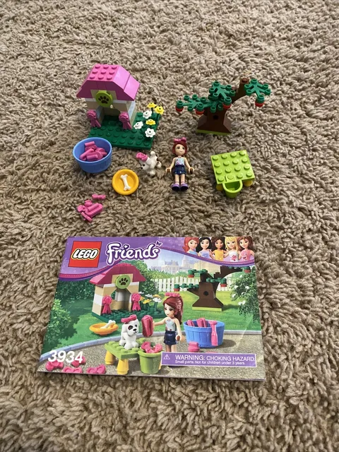 Lego Friends 3934 Mia's Puppy House Complete w/ Manual GG