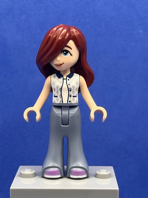 Paisley (Light Aqua Vest) frnd0627 - LEGO Friends Used Minifigure