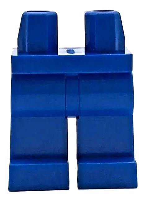 Lego New Blue Minifigure LEGS Jeans Pants Plain Body Part 970c00 D543