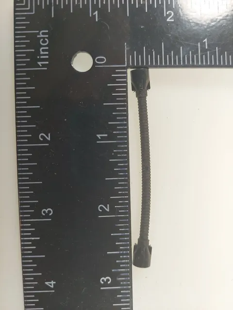 Lego Part: Flexible Hose, 8.5L, Part # 73590, Black