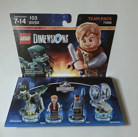 LEGO Dimensions Jurassic World Team Pack 71205 Park Retired NEW