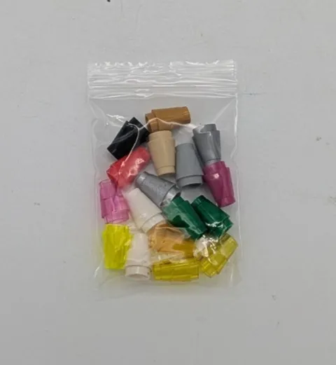 LEGO 1x1 cone (17 pieces) various color Brick lot